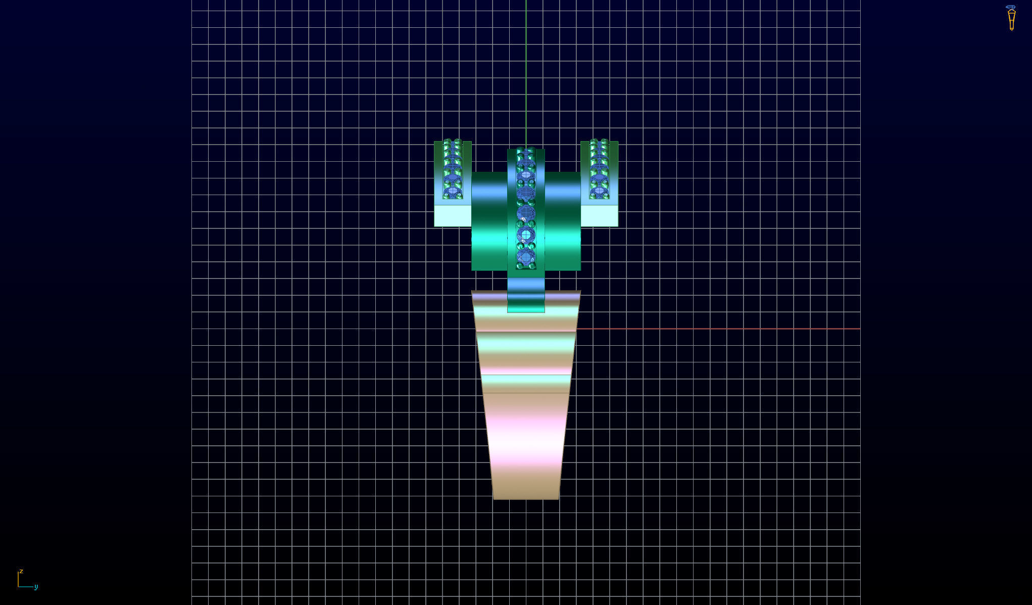 Ring with moving parts 3D print model_13