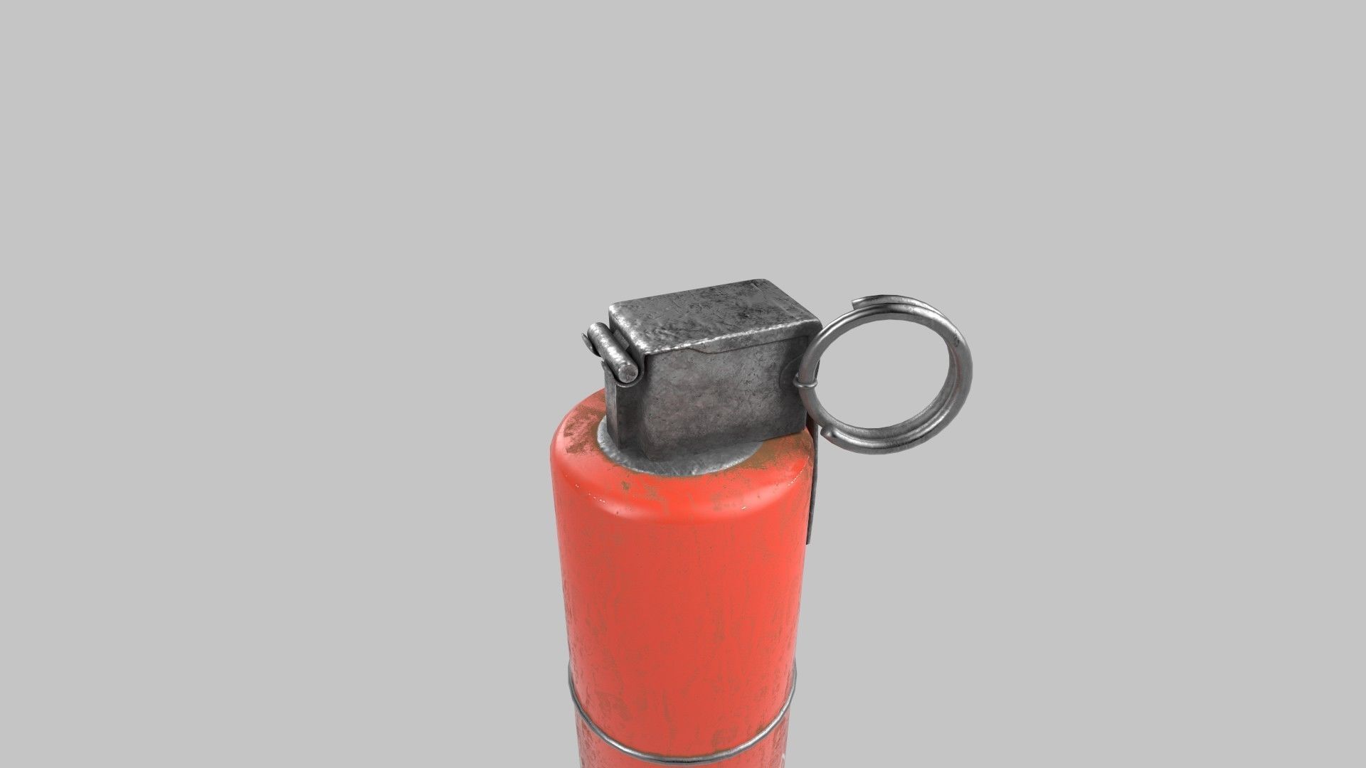 Smoke Grenade Low-poly 3D model_4