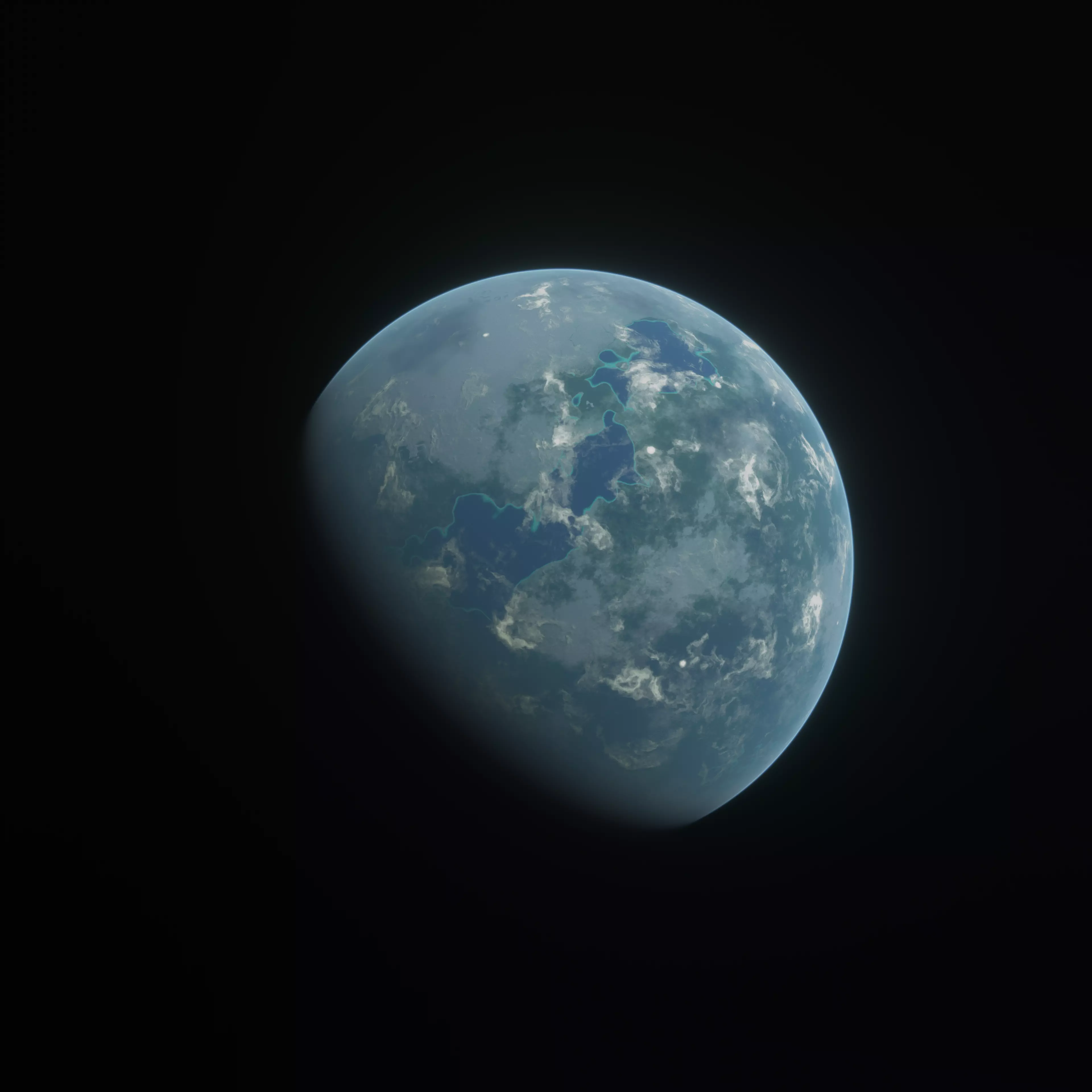 Exo-Planet TEXTURES 1 3D model_0