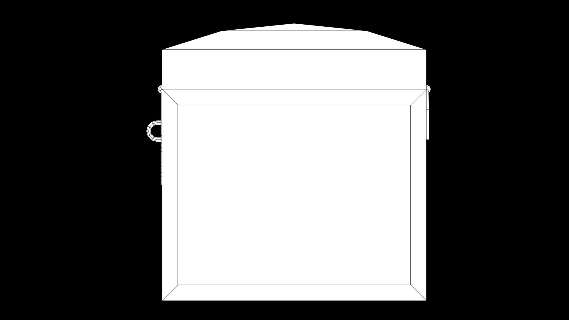 chest box Low-poly 3D model_6