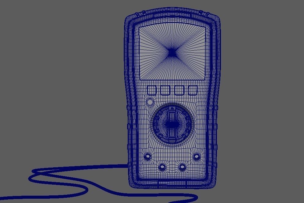 Digital Multimeter meter 3D model_18