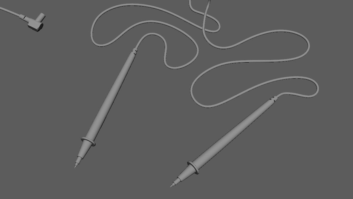 Digital Multimeter meter 3D model_30