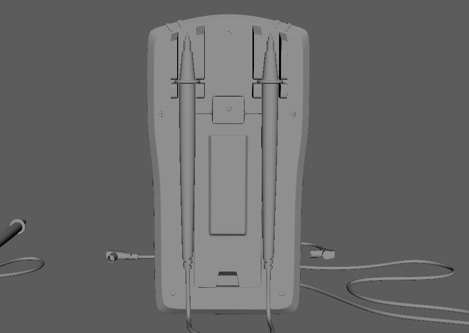 Digital Multimeter meter 3D model_29