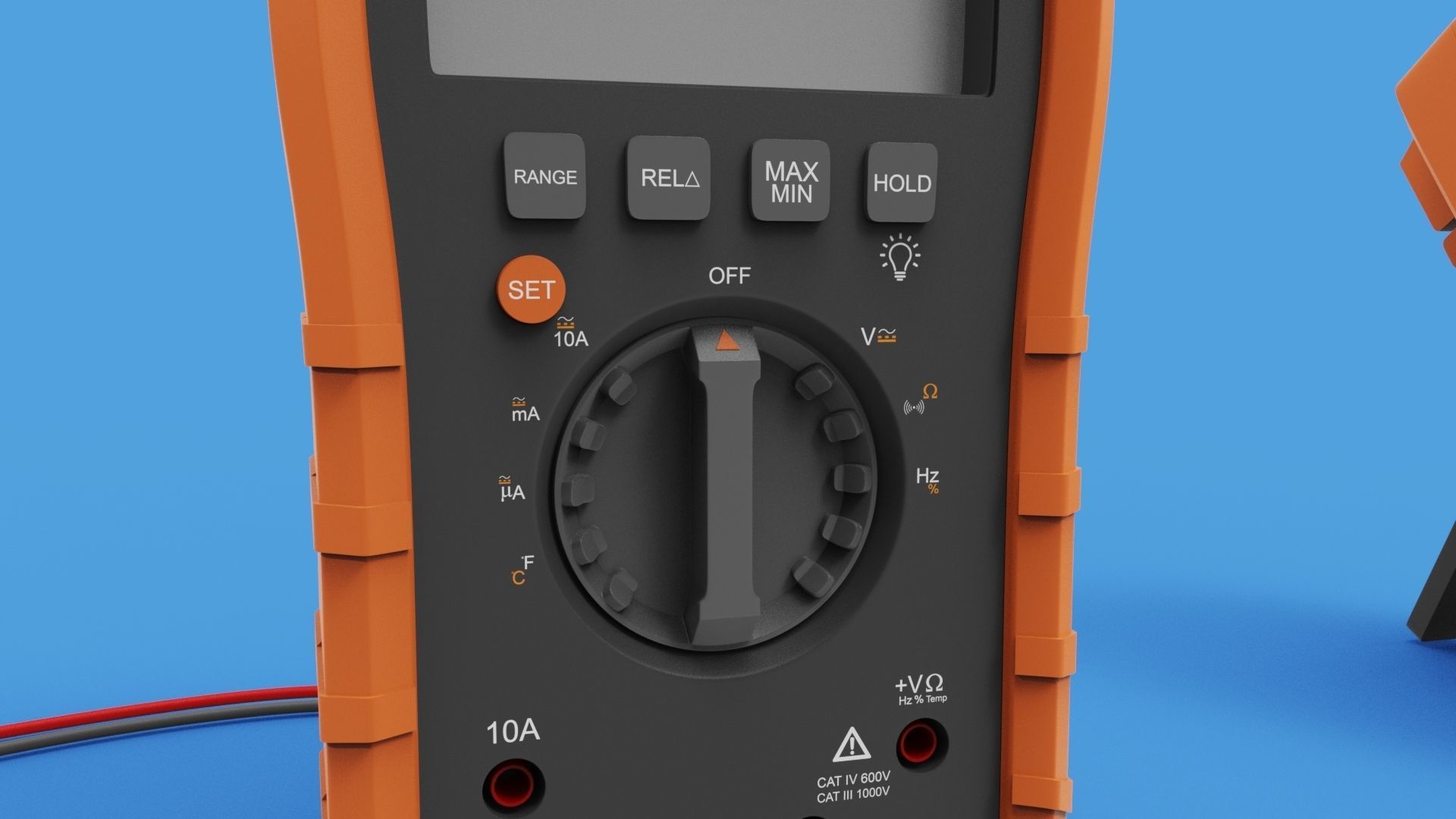 Digital Multimeter meter 3D model_10