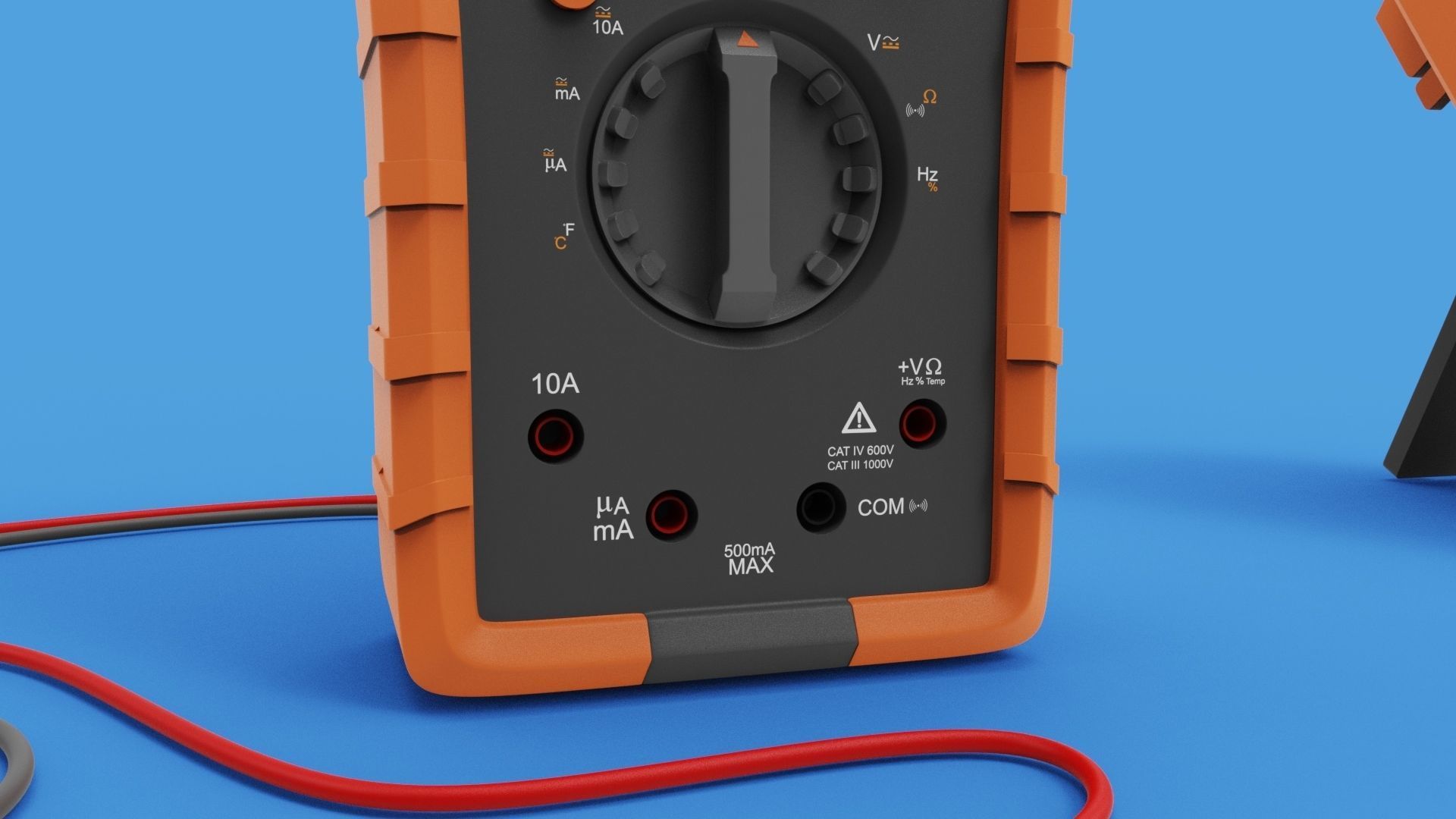Digital Multimeter meter 3D model_11