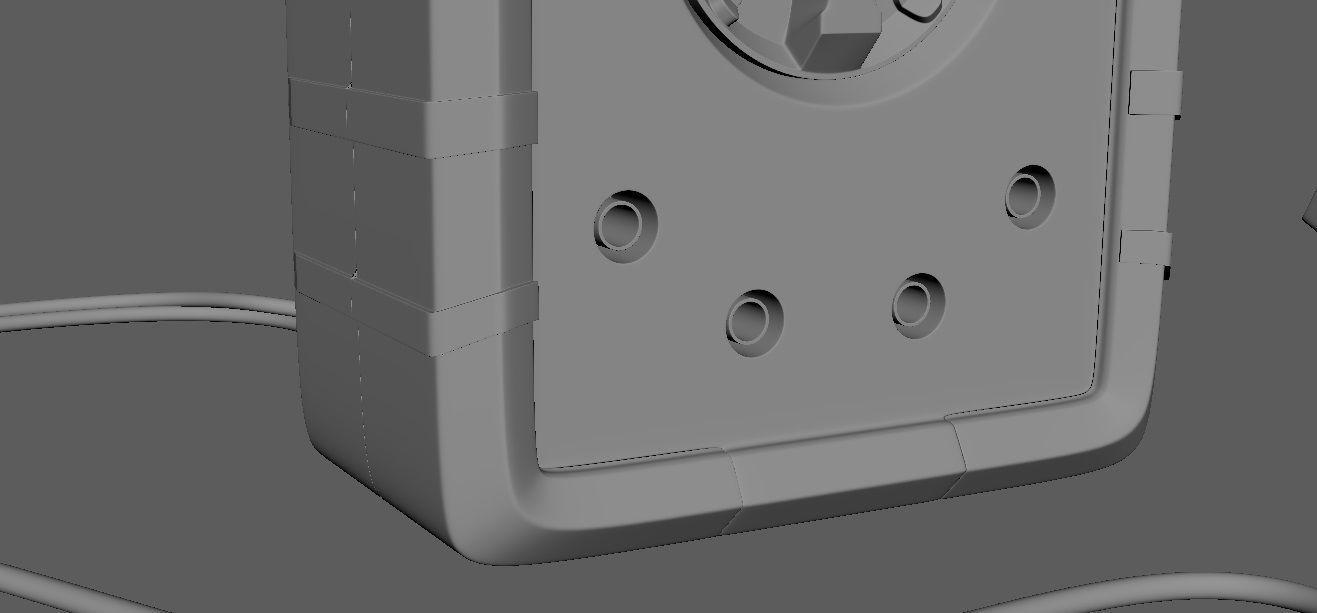 Digital Multimeter meter 3D model_15