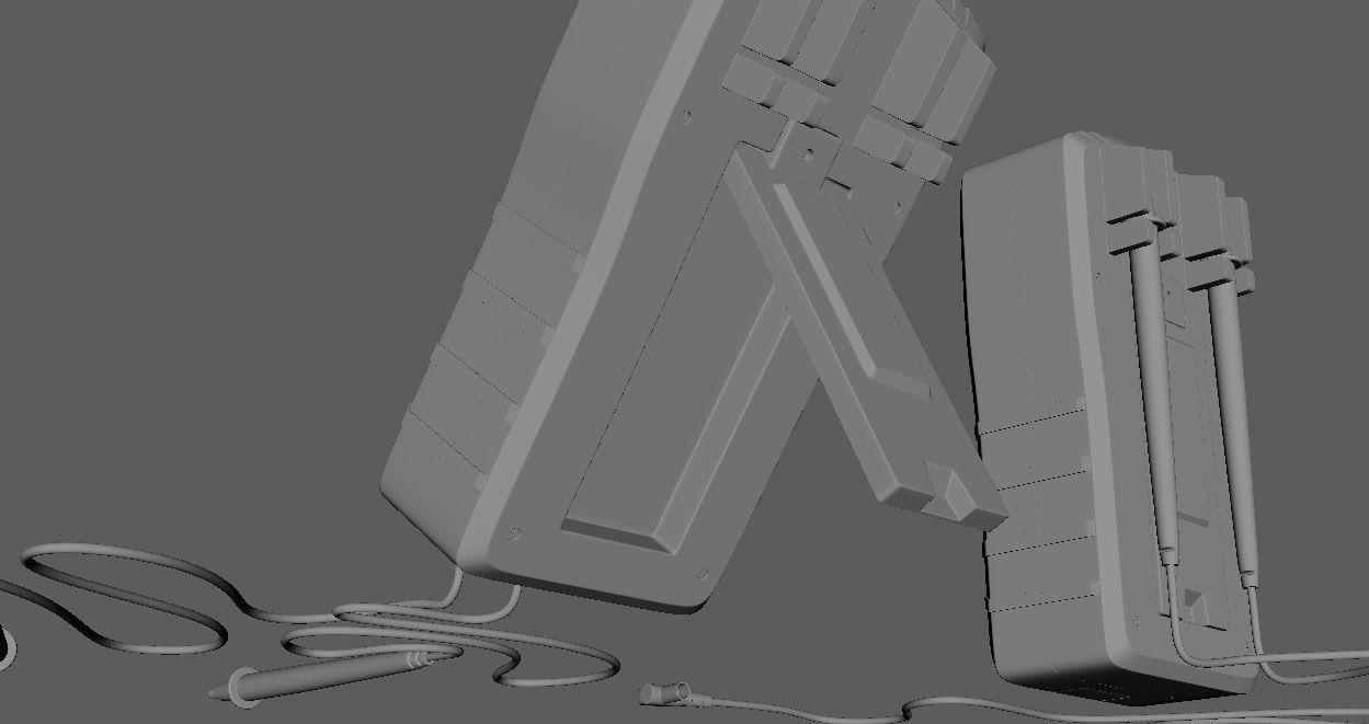 Digital Multimeter meter 3D model_17