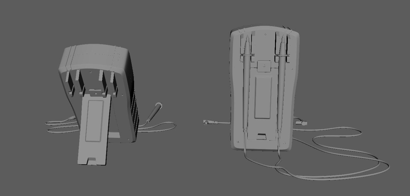 Digital Multimeter meter 3D model_26