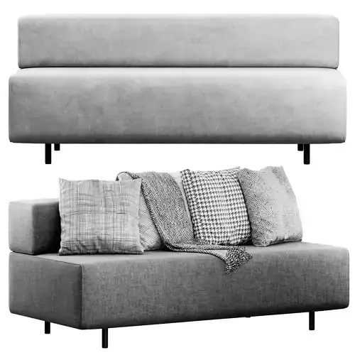 Block party sofa by poppin