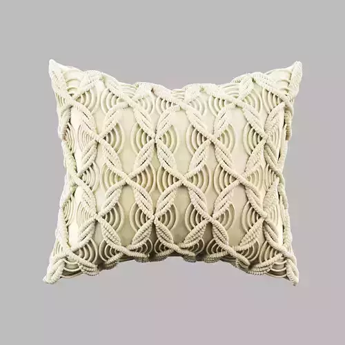 Woven Patterned Pillow