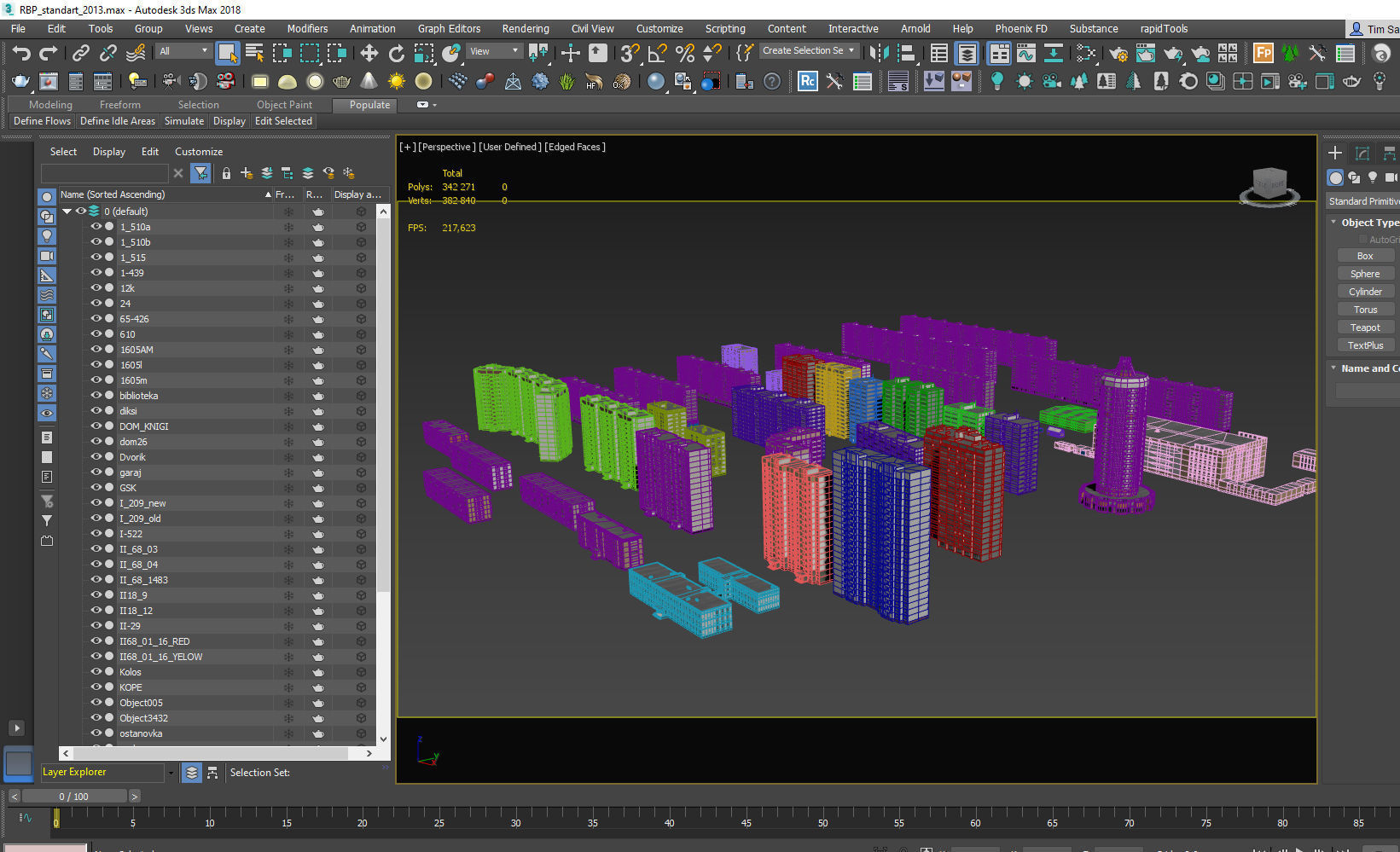 Russian buildings pack Low-poly 3D model_44