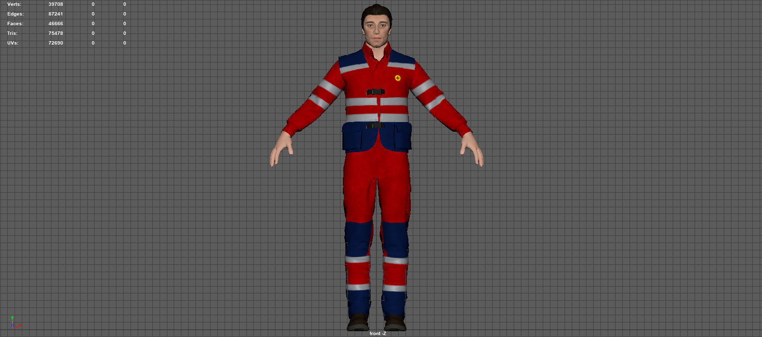 AMBULANCE DOCTOR 3D model_9
