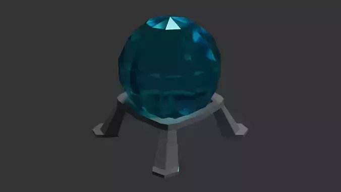 Lowpoly Fortune Teller Ball