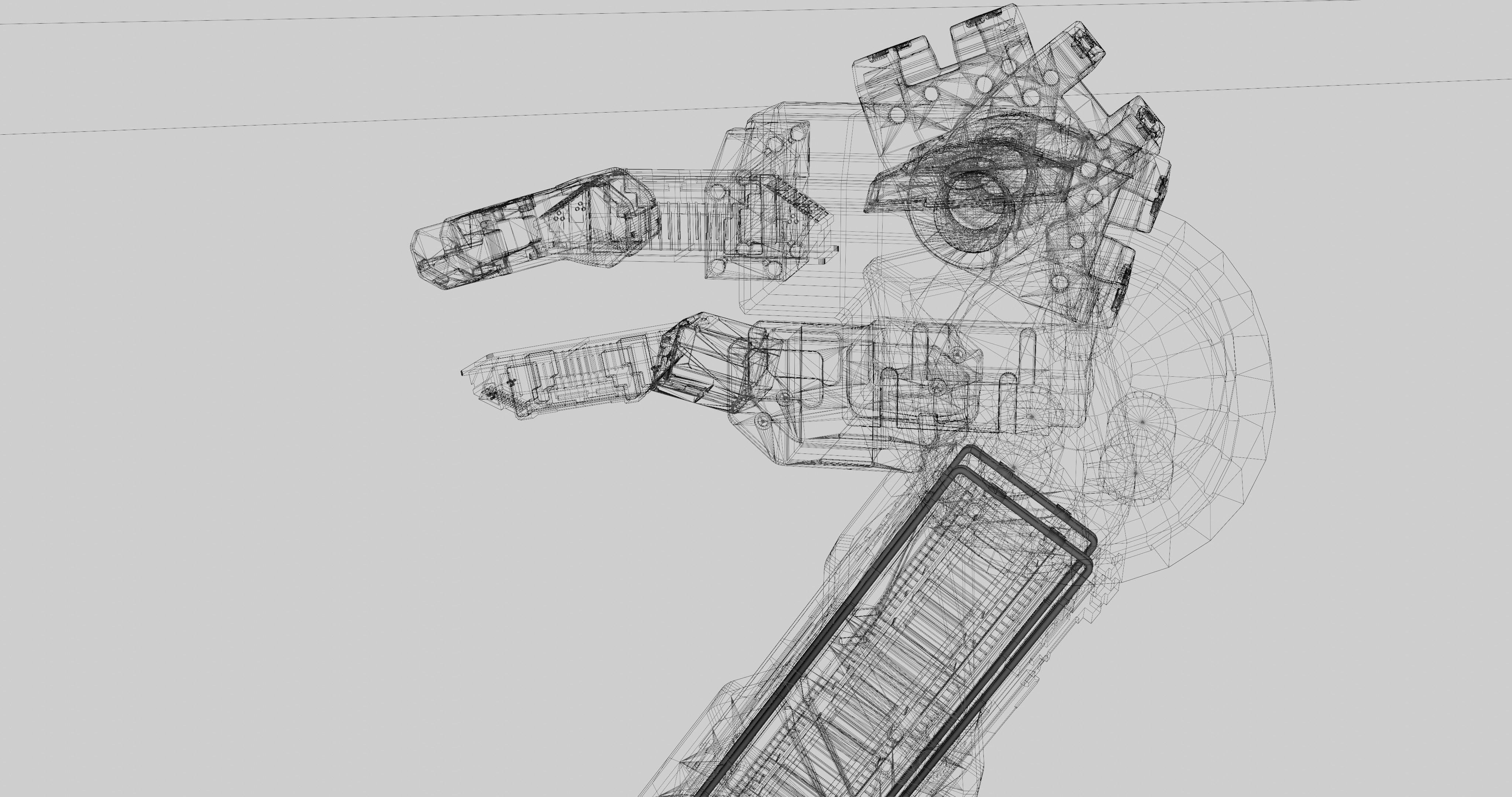 MECHANICAL SCIFI OSTRICH 3D model_22