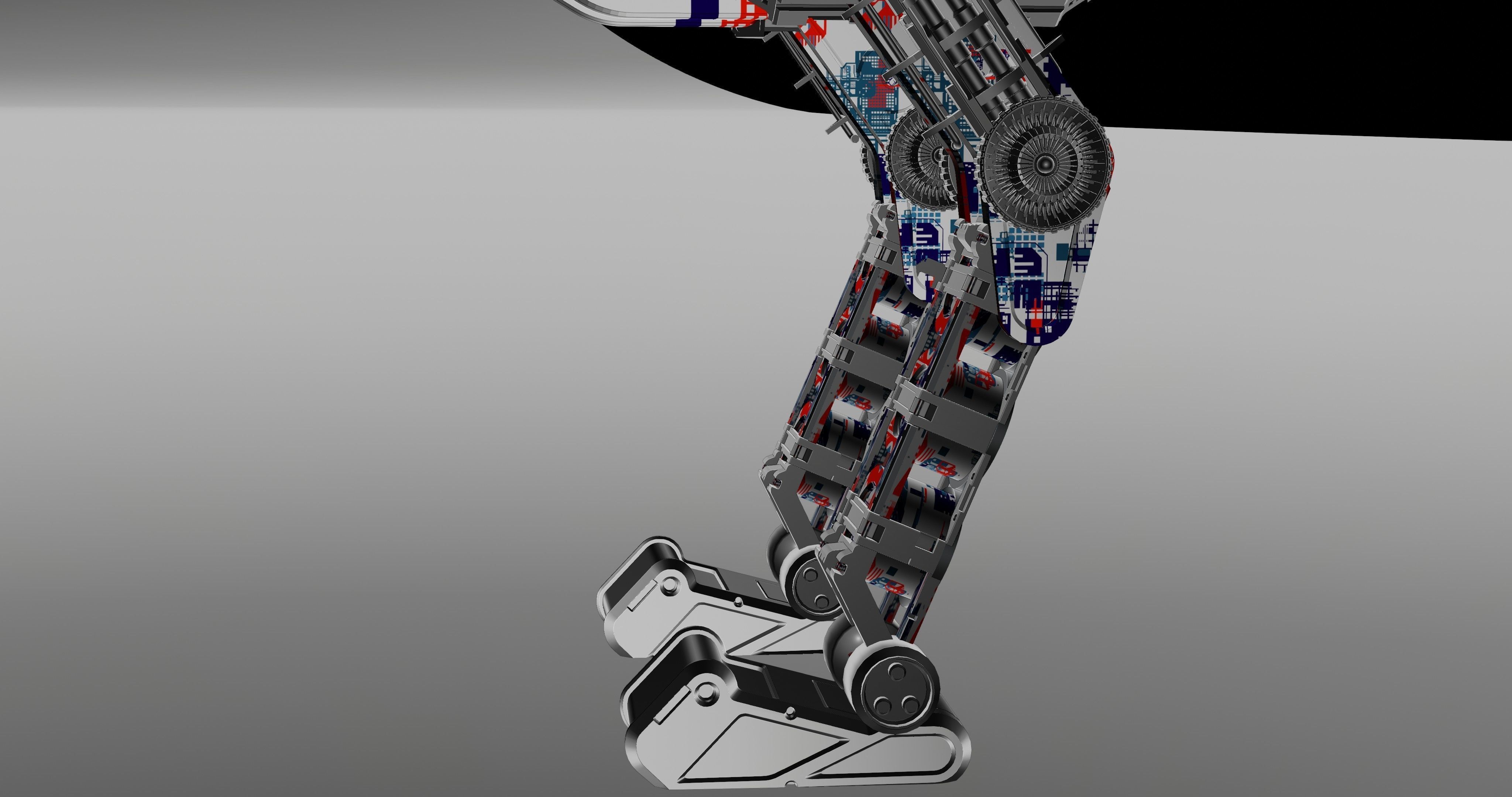 MECHANICAL SCIFI OSTRICH 3D model_20