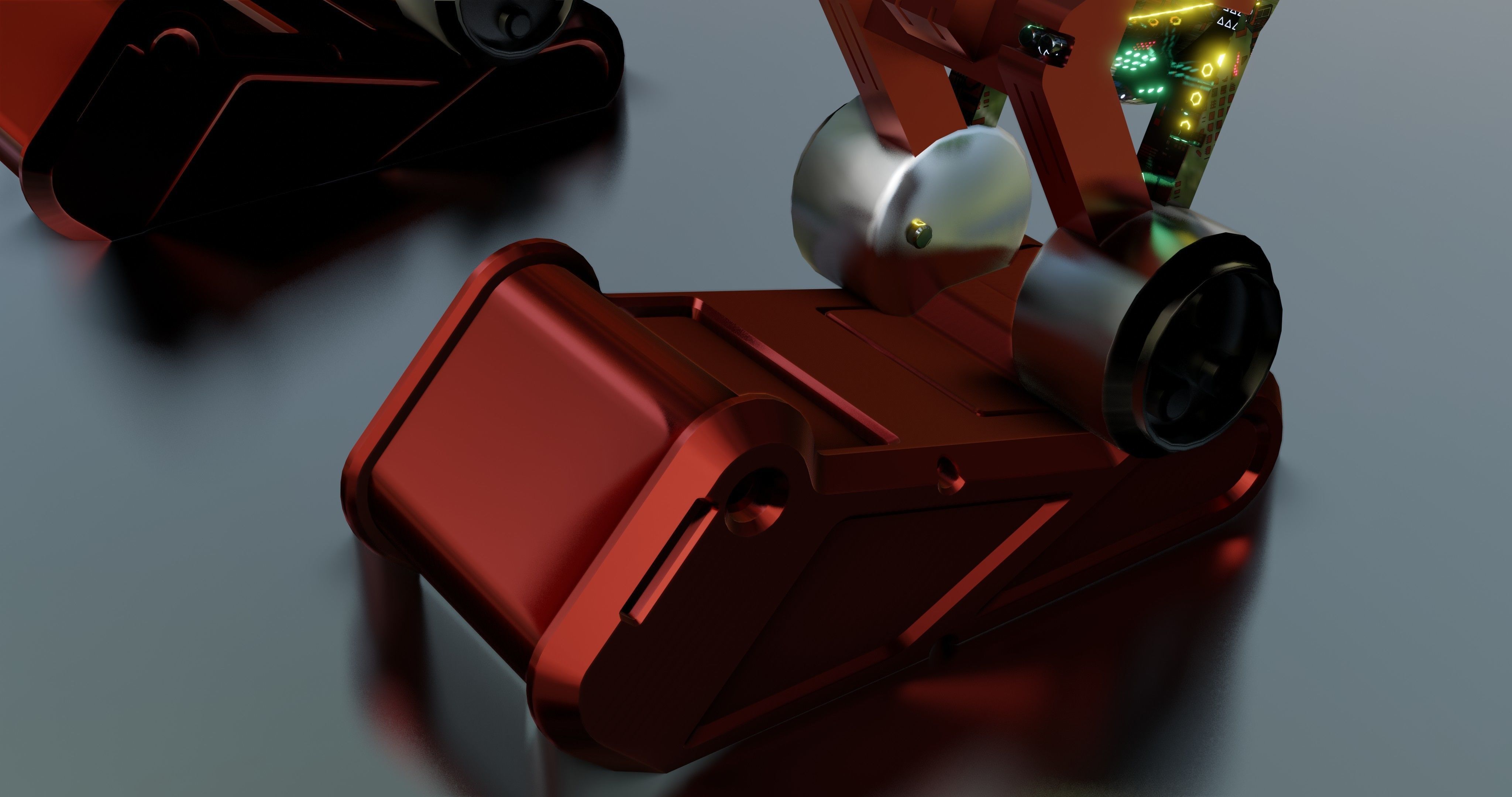 MECHANICAL SCIFI OSTRICH 3D model_7