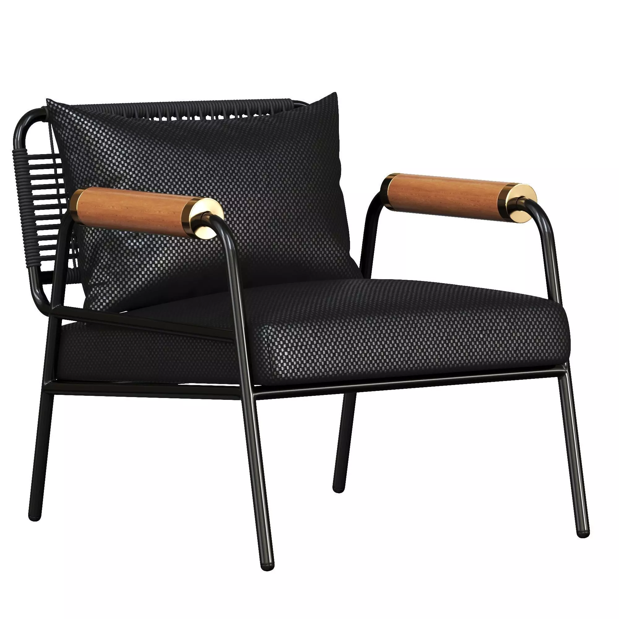 ZOE Wood OPEN AIR UNO chair 3D model