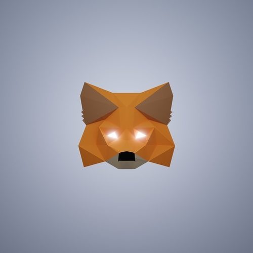Metamask fox head 3D model