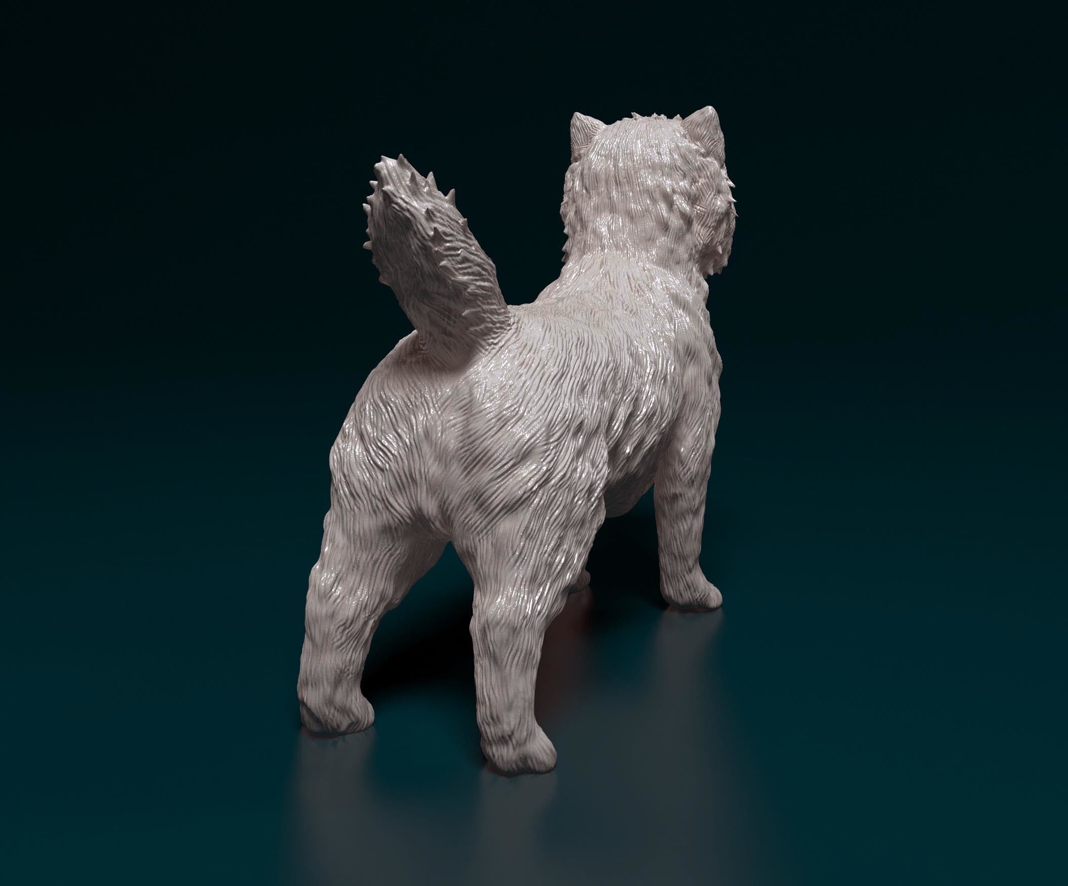 Cairn terrier 3D print model_4