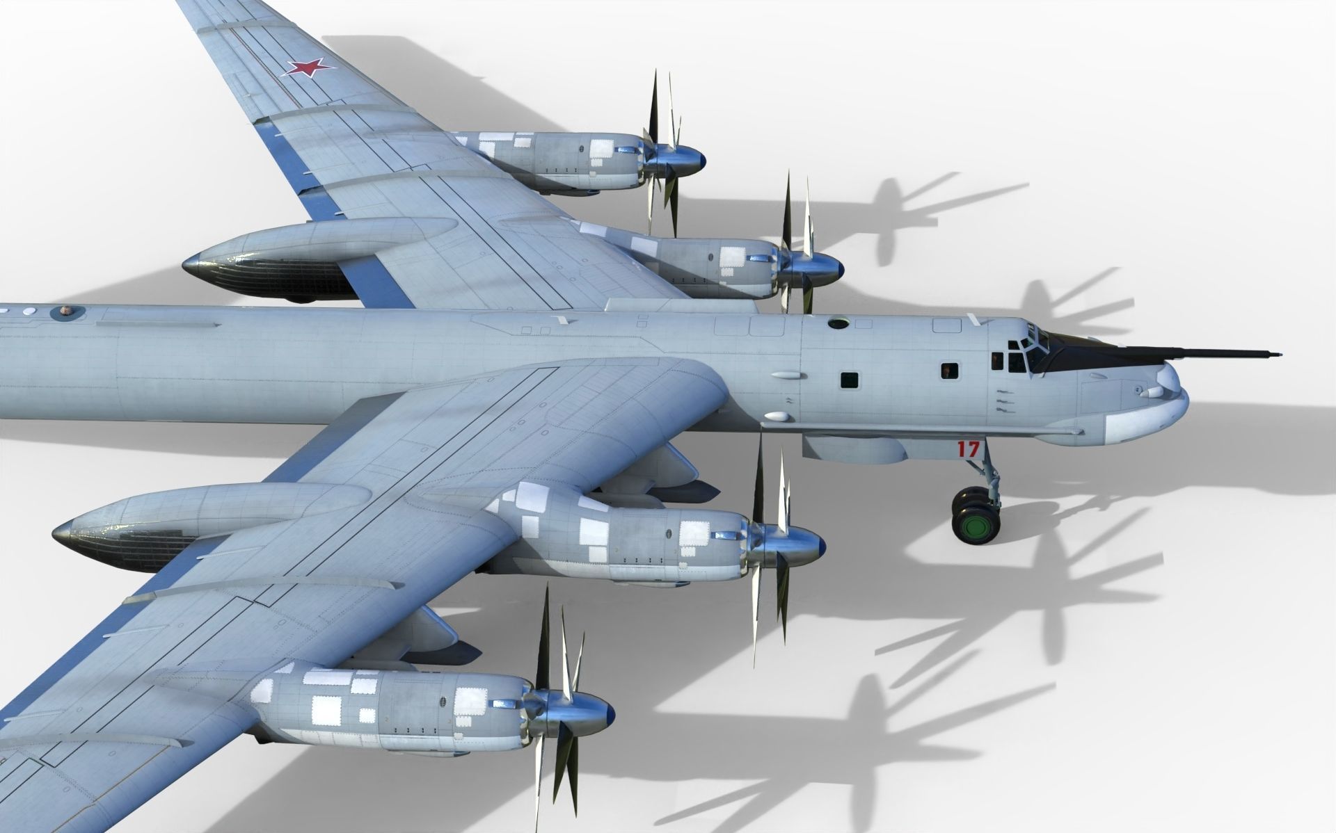 Tu-95 3D model_3