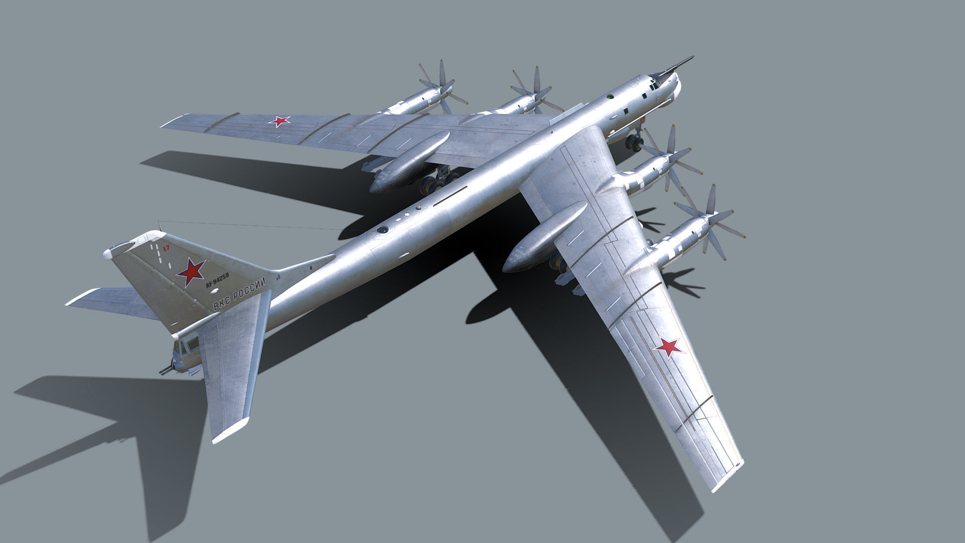 Tu-95 3D model_12