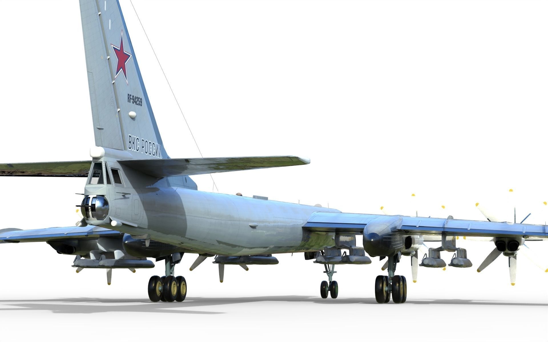 Tu-95 3D model_6