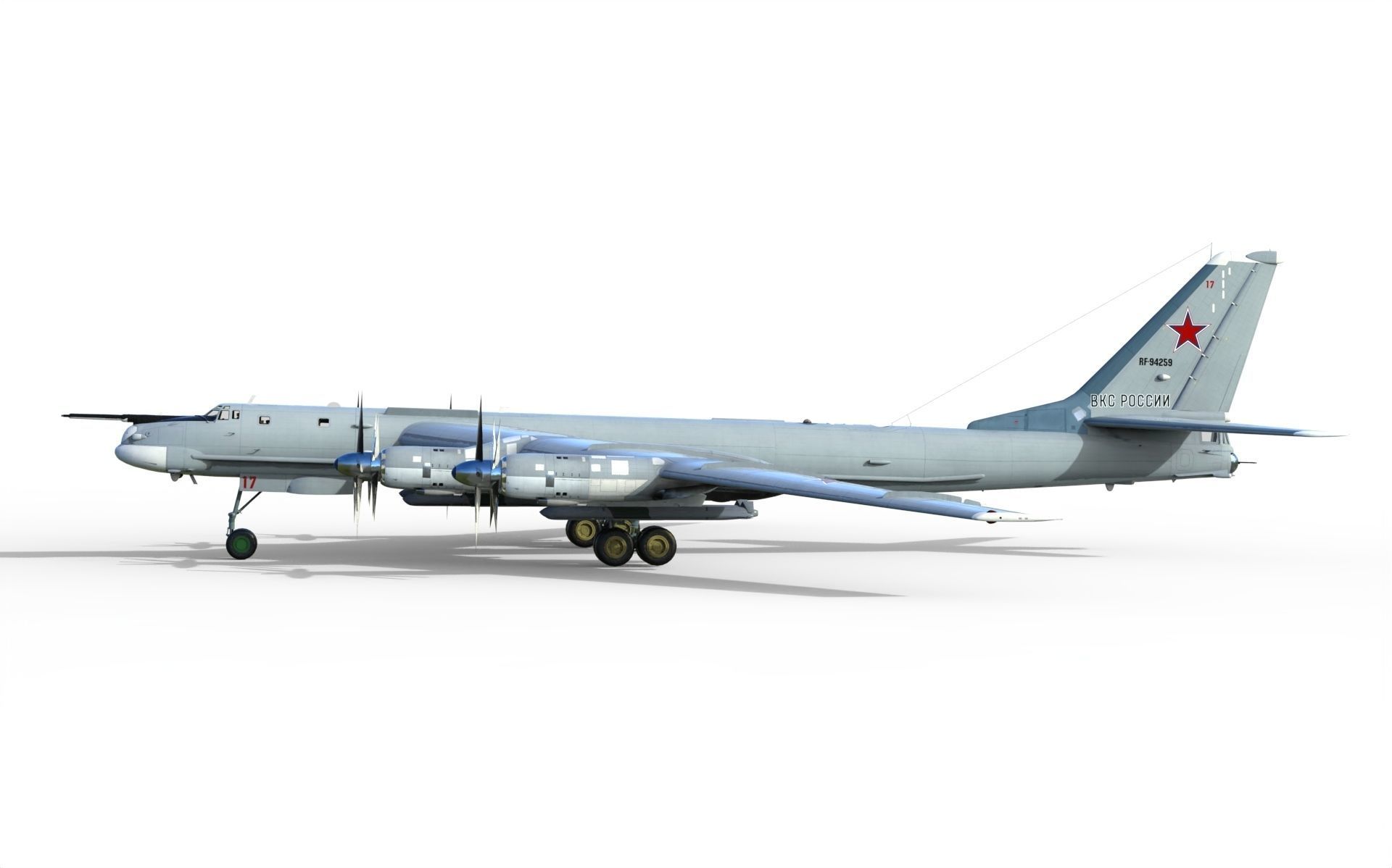 Tu-95 3D model_2