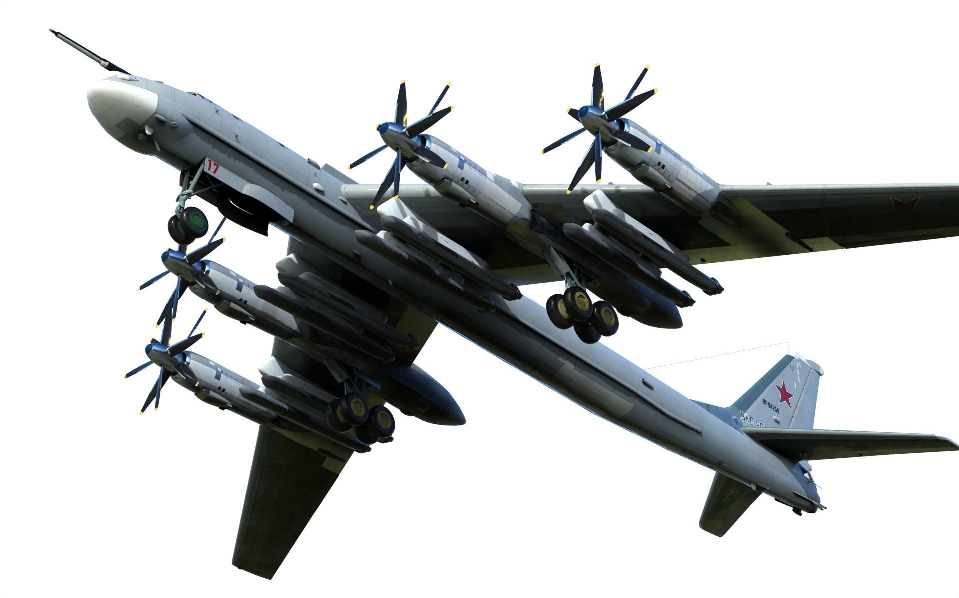 Tu-95 3D model_16