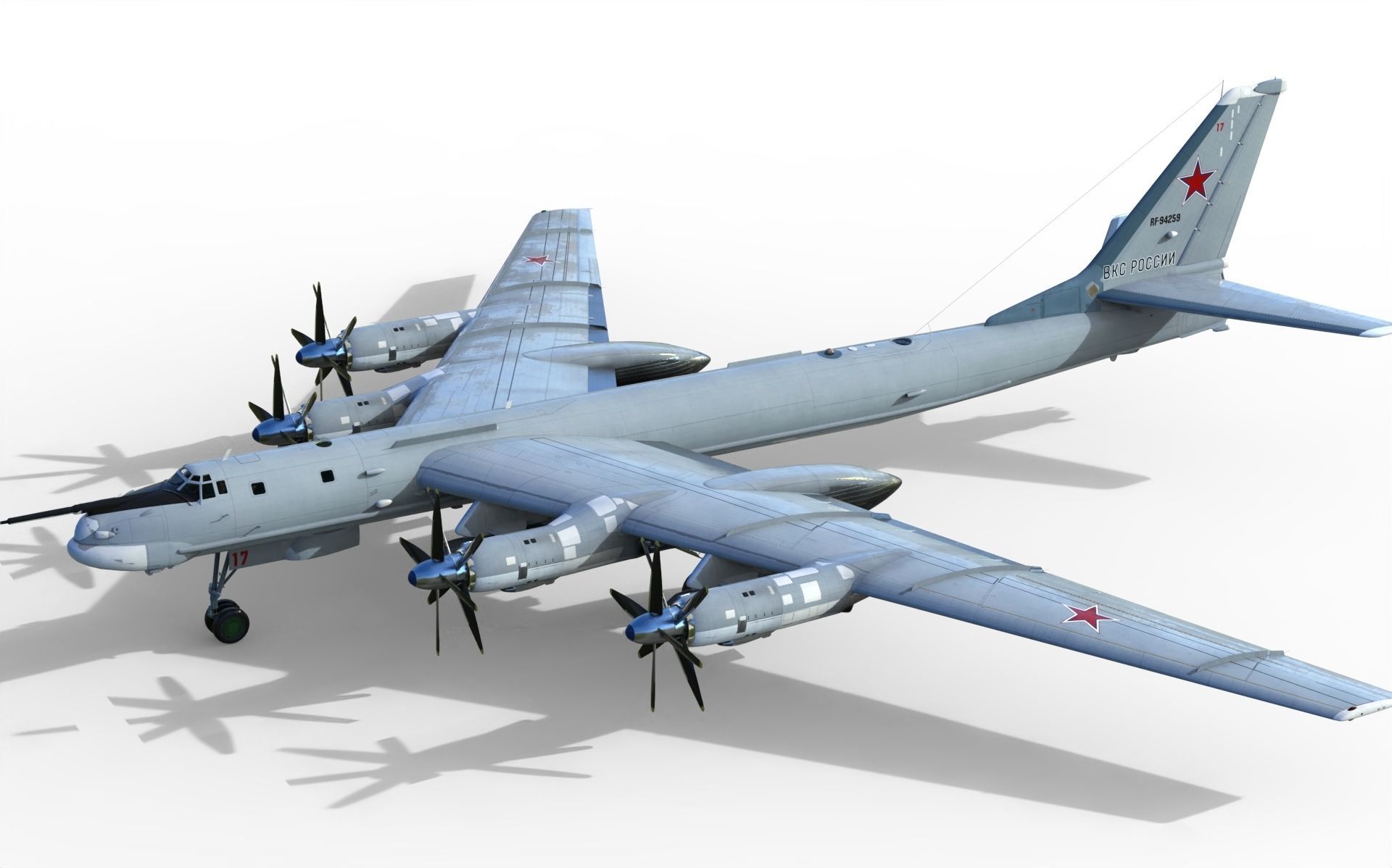 Tu-95 3D model_13
