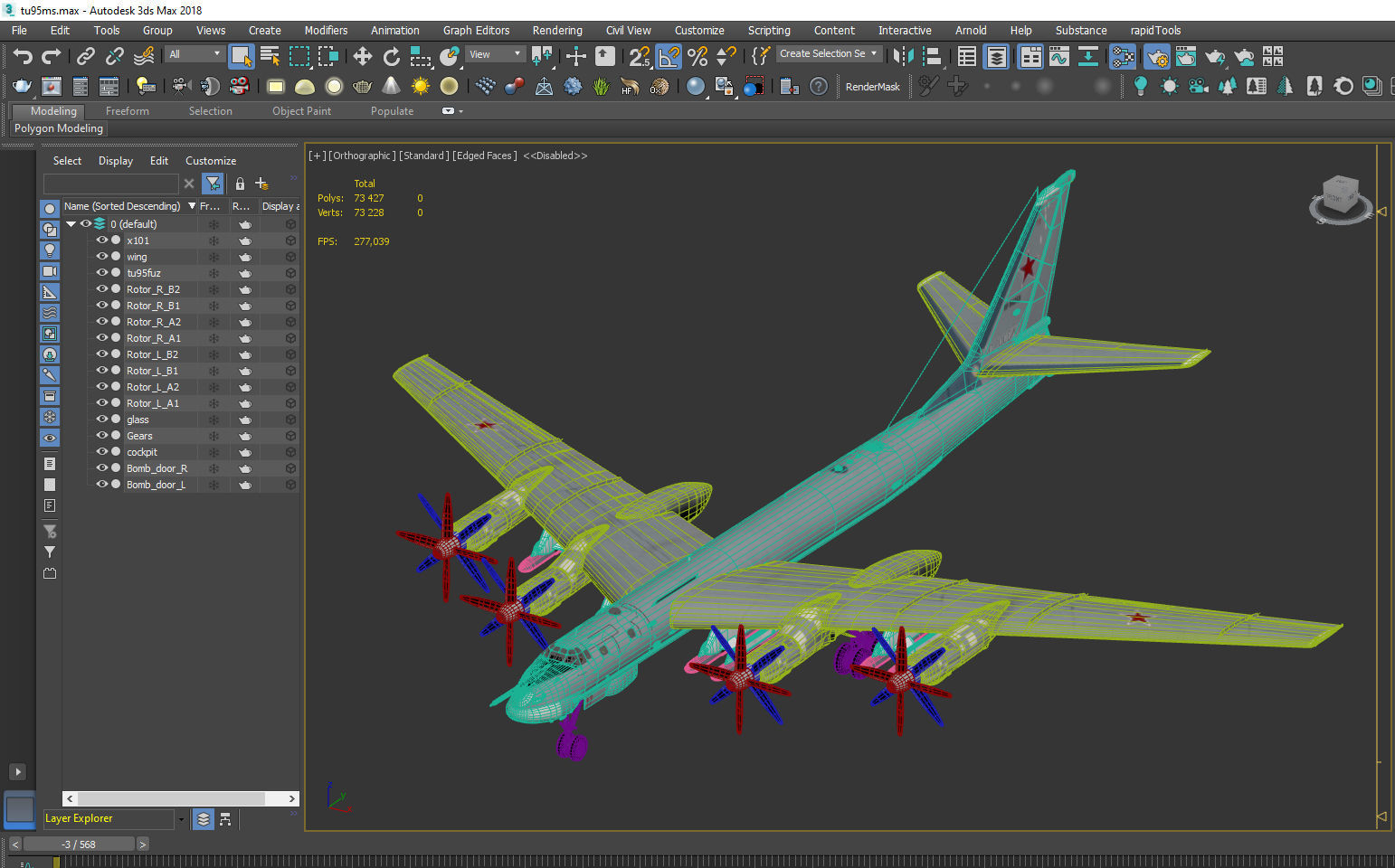 Tu-95 3D model_19