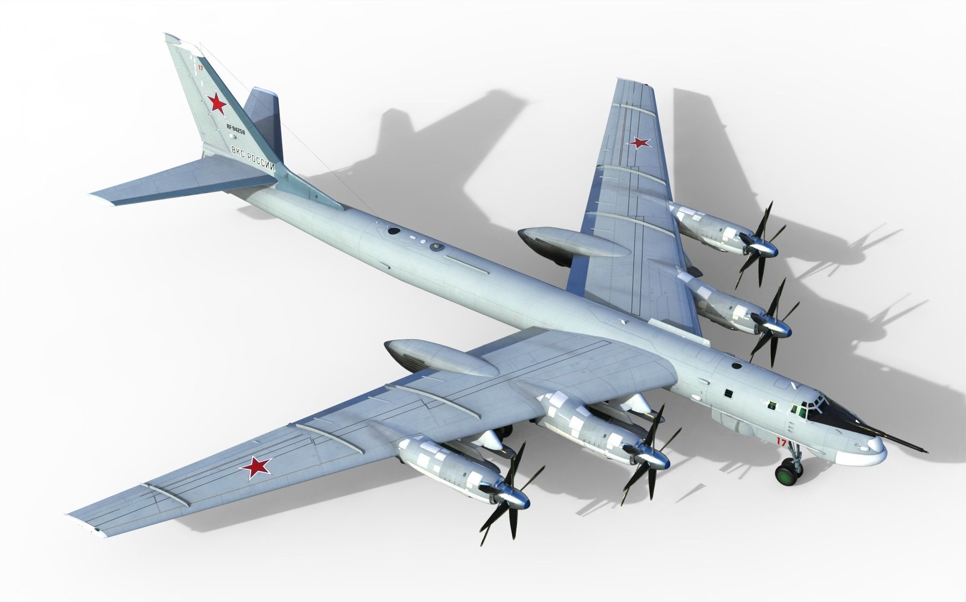 Tu-95 3D model_1