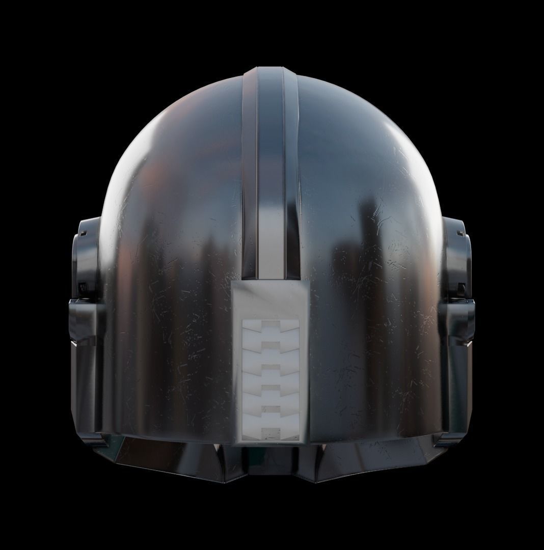 Mandalorian Helmet 3D model_2