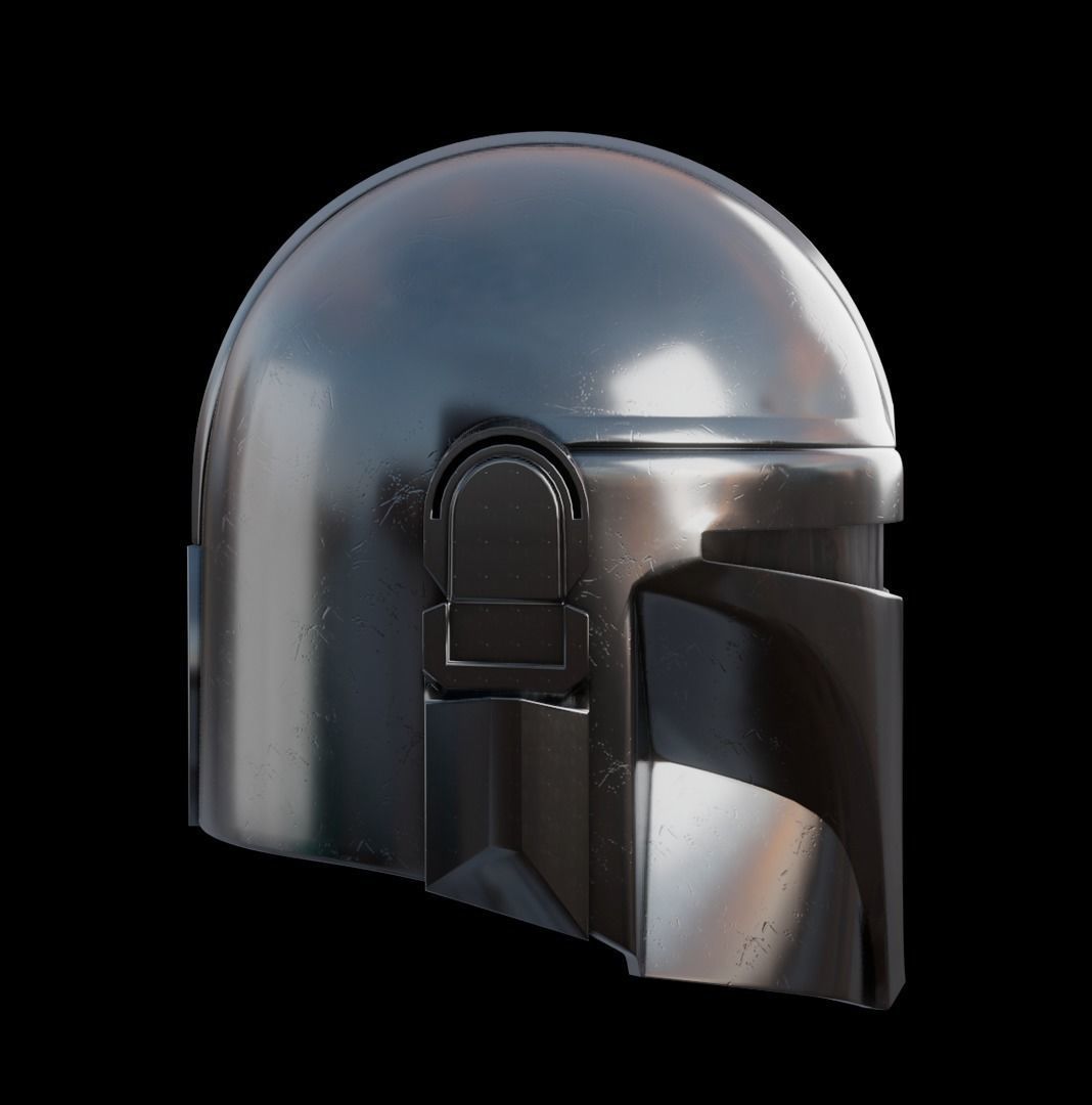Mandalorian Helmet 3D model_3