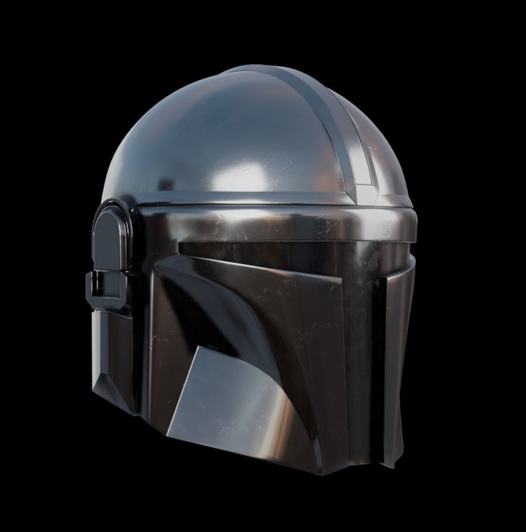 Mandalorian Helmet 3D model_1