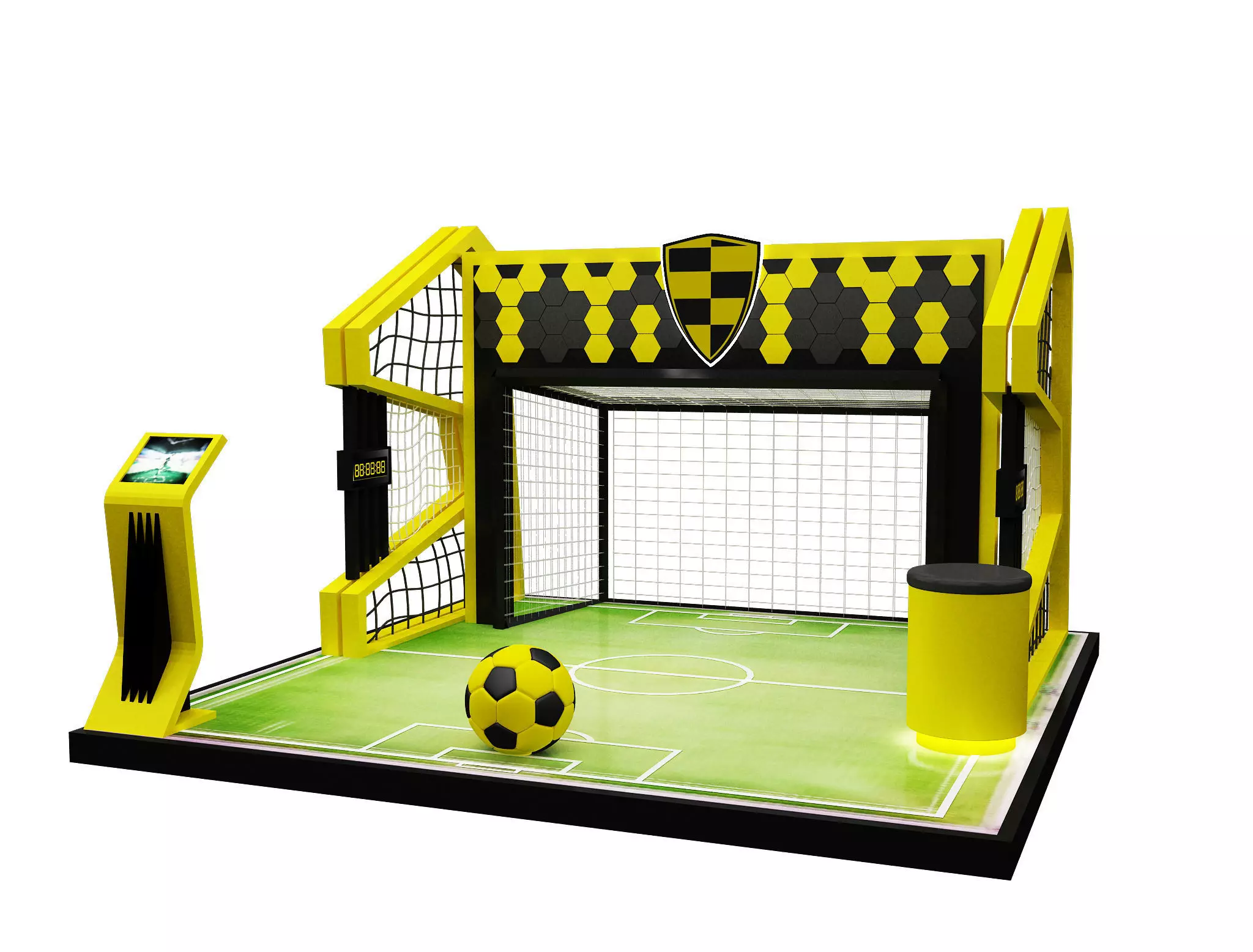 Booth Exhibition Stand a602a 3D model_0