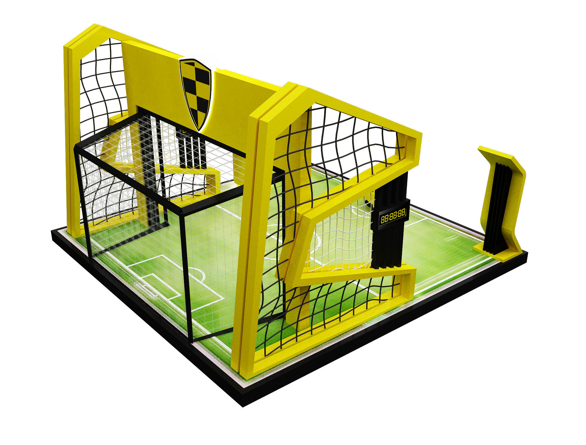 Booth Exhibition Stand a602a 3D model_2