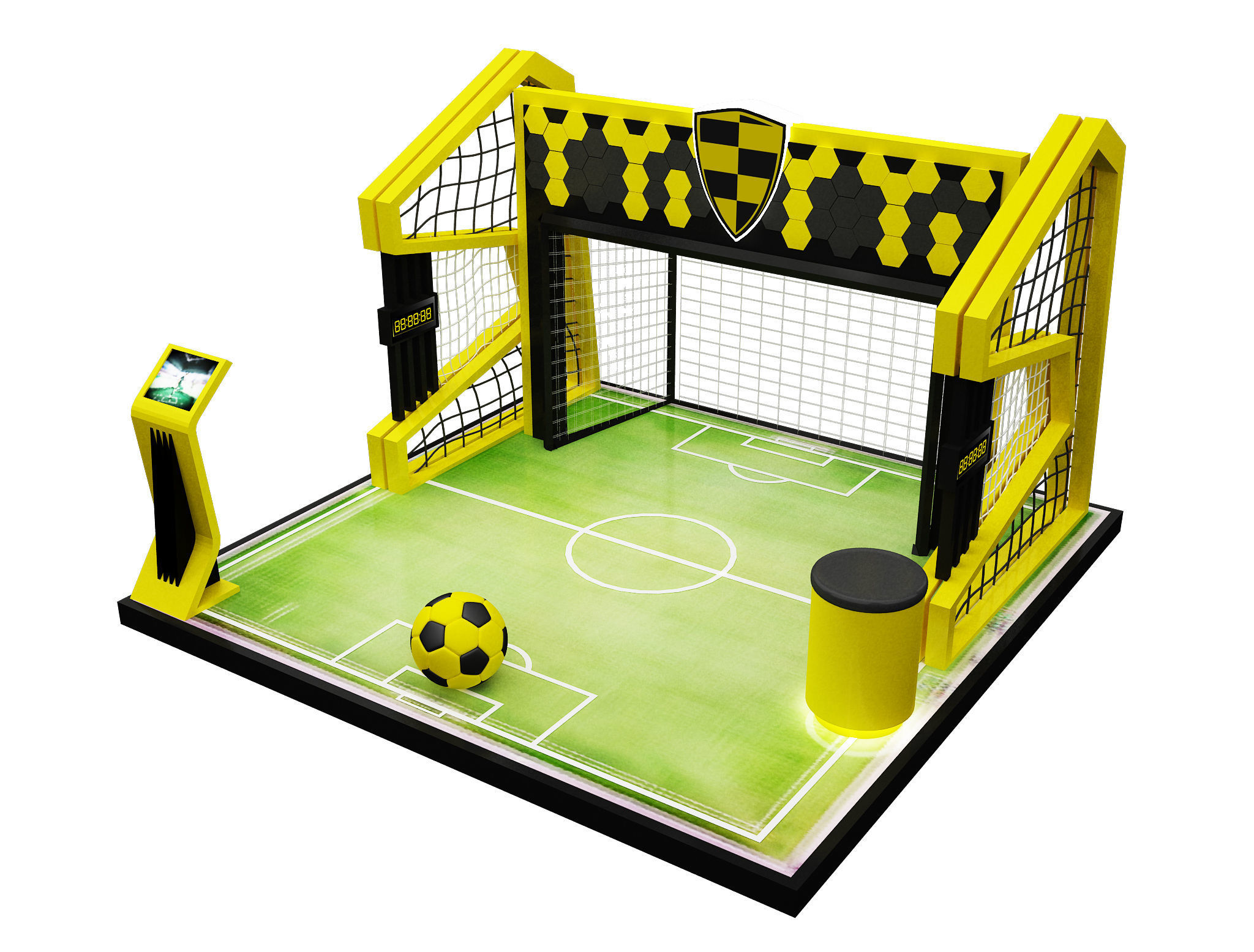 Booth Exhibition Stand a602a 3D model_14