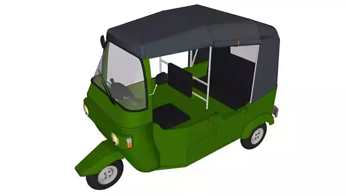 Tuk Tuk auto rickshaw 3D model