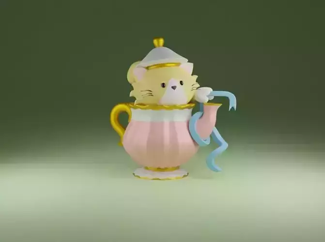 Tea time 3D print model