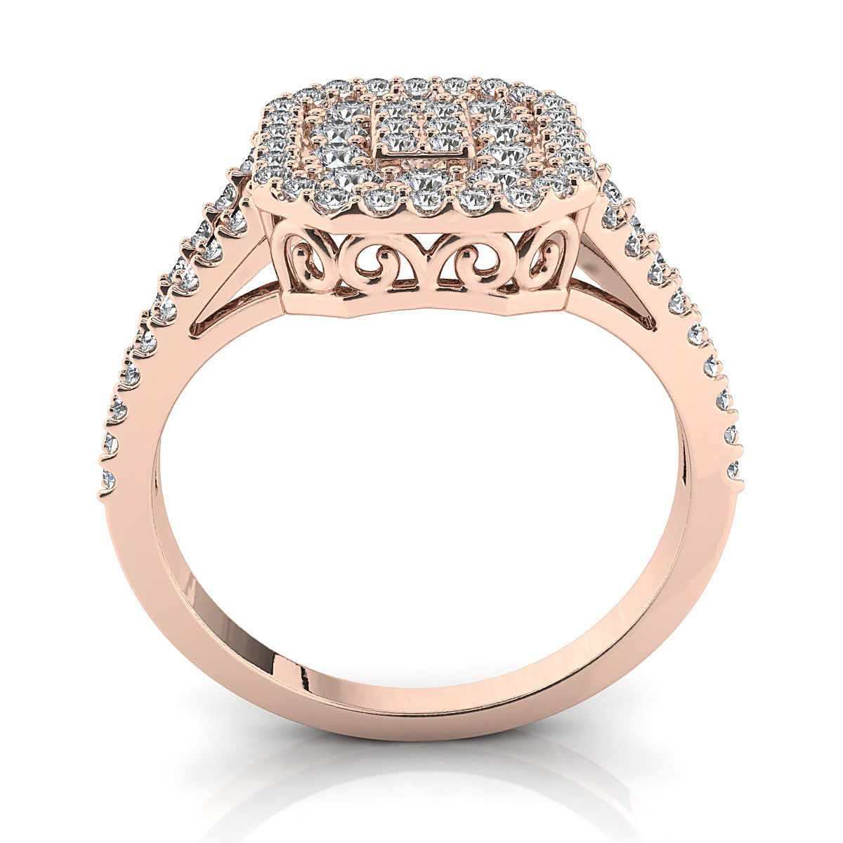 engagement ring 3D print model_9