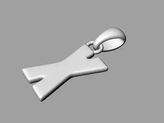 x Alphabet pendant stl verified