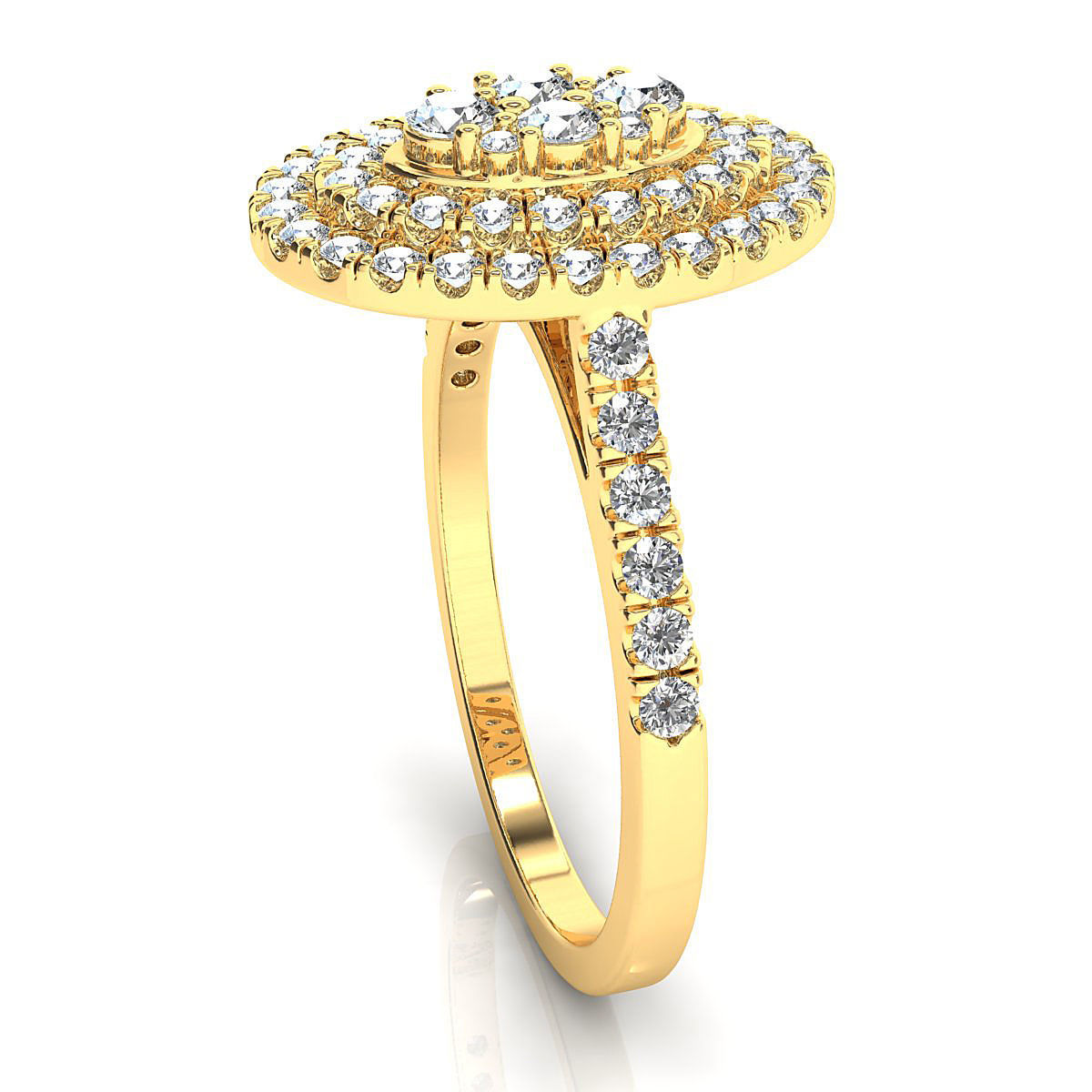 engagement ring 3D print model_5