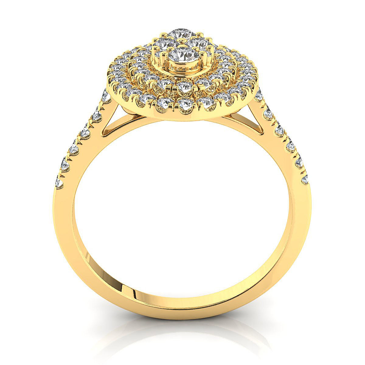 engagement ring 3D print model_8