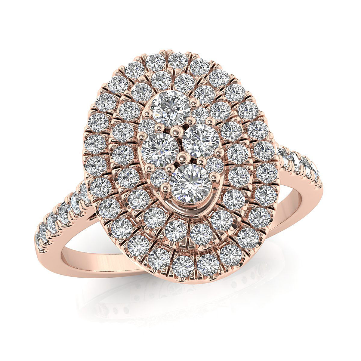 engagement ring 3D print model_2