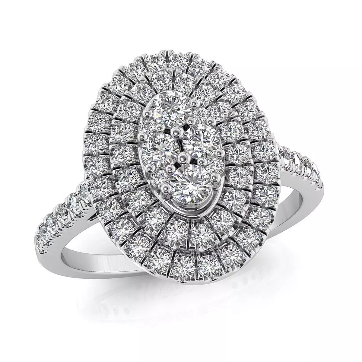 engagement ring 3D print model_0