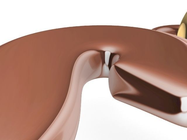 s letter pendant stl verified 3D print model_2