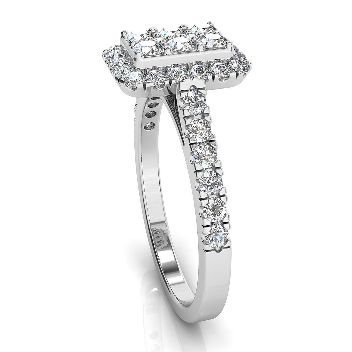 Fancy engagement ring 3D print model_4