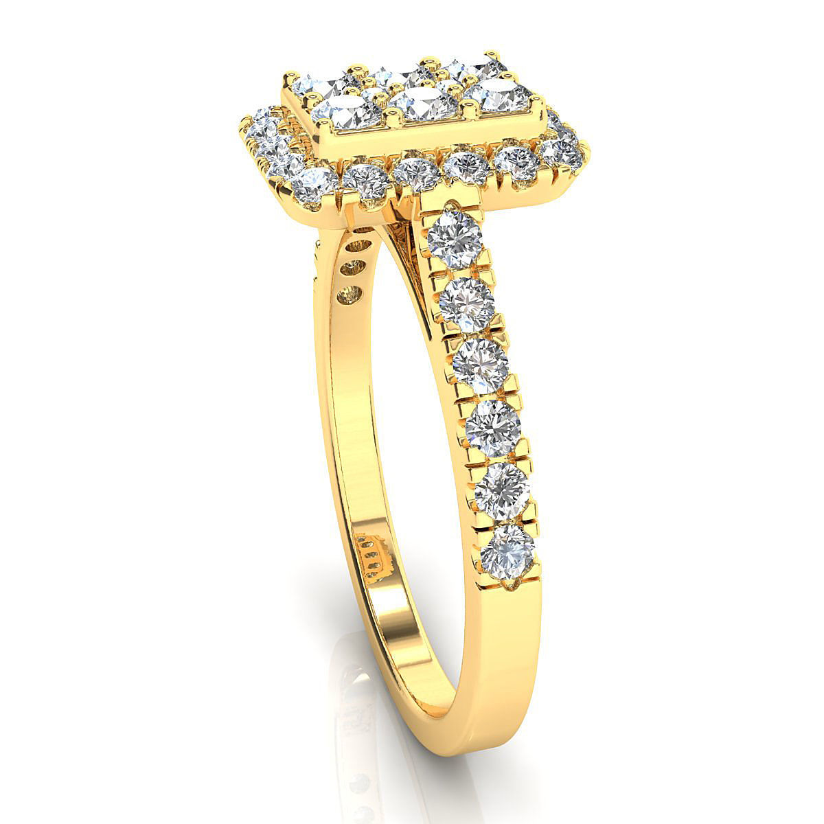 Fancy engagement ring 3D print model_5
