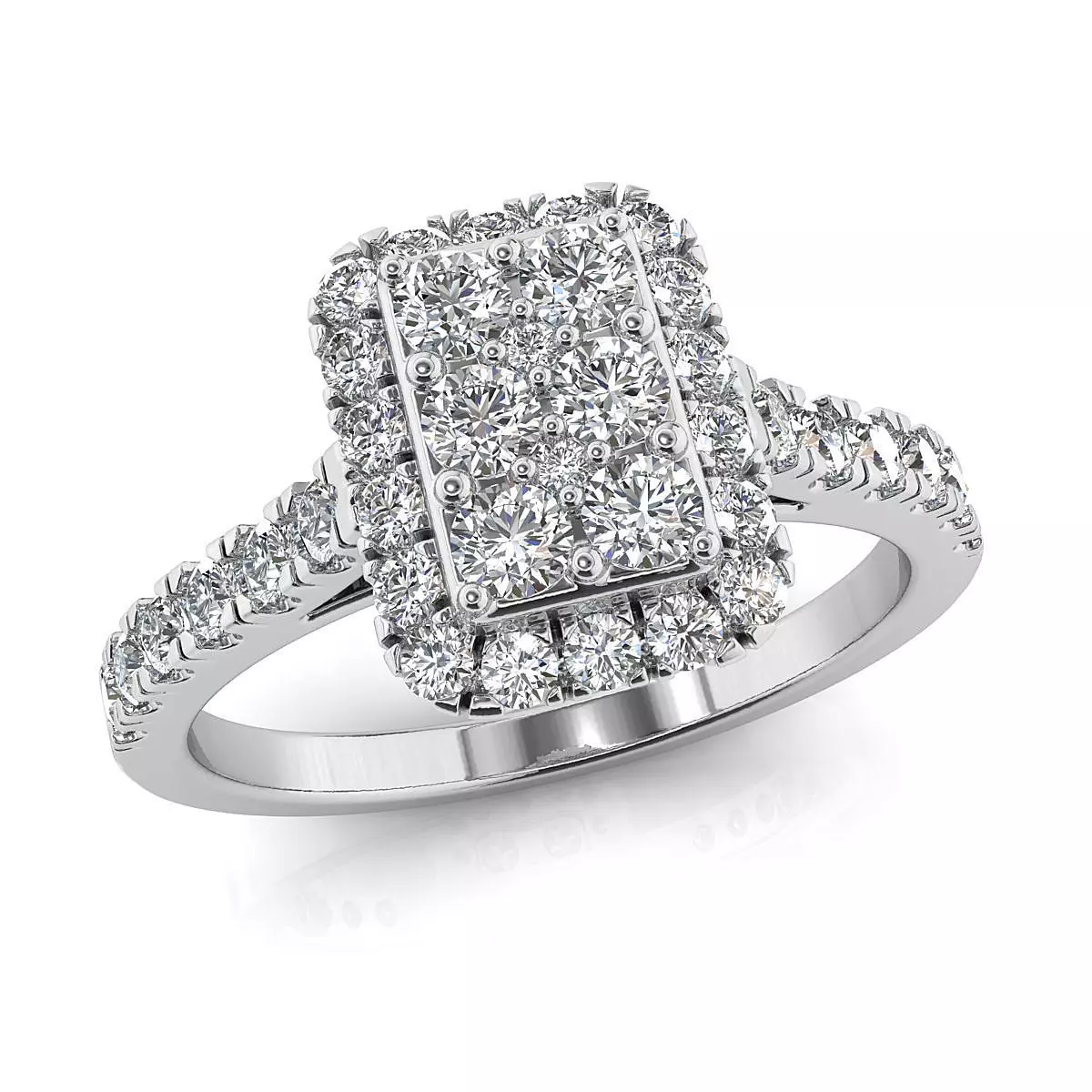 Fancy engagement ring 3D print model_0