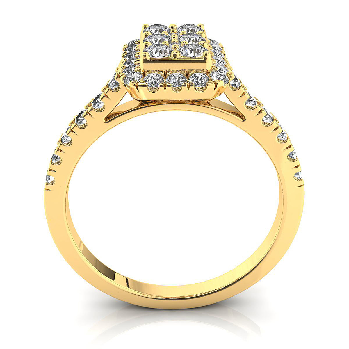 Fancy engagement ring 3D print model_8